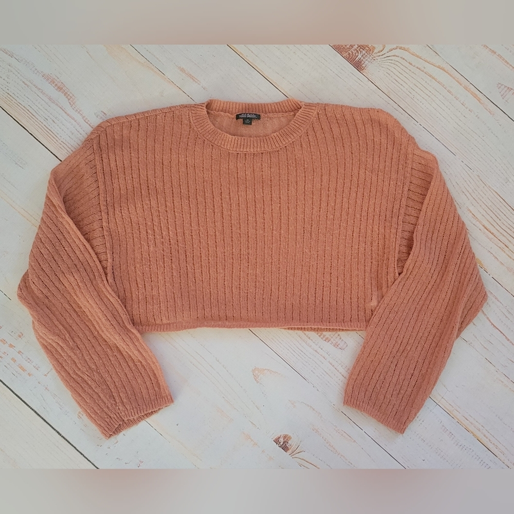 Wild Fable Open Knit Crop Sweater